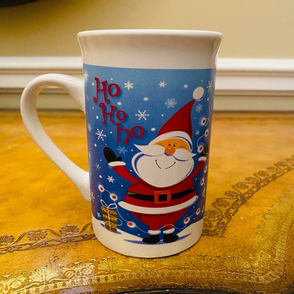 Royal Norfolk Christmas Santa Holiday Ho Ho Ho Ceramic 12 Oz Mug Cup - Picture 1 of 4